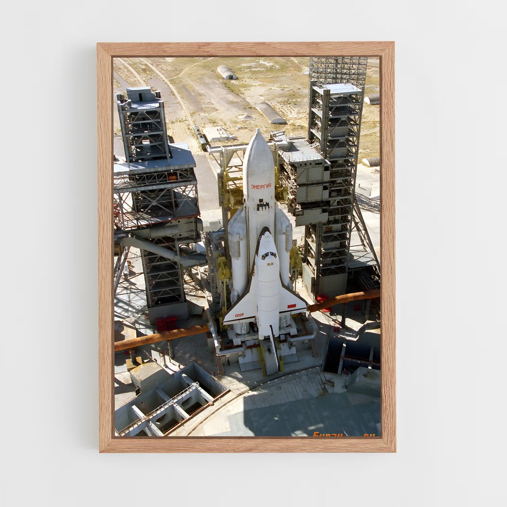 Poster fascinant du programme spatial soviétique – affiche Espace rétro (vue 4)